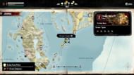 The trade routes of the East Indies region that can help players find Crude Saltpeter in Skull and Bones (Image via Ubisoft/YouTube, ReaperDigital)